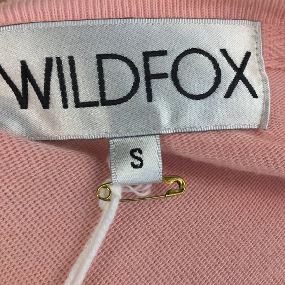 NWOT Wildfox Pink Black Bows Sweatshirt s - Picture 9 of 11